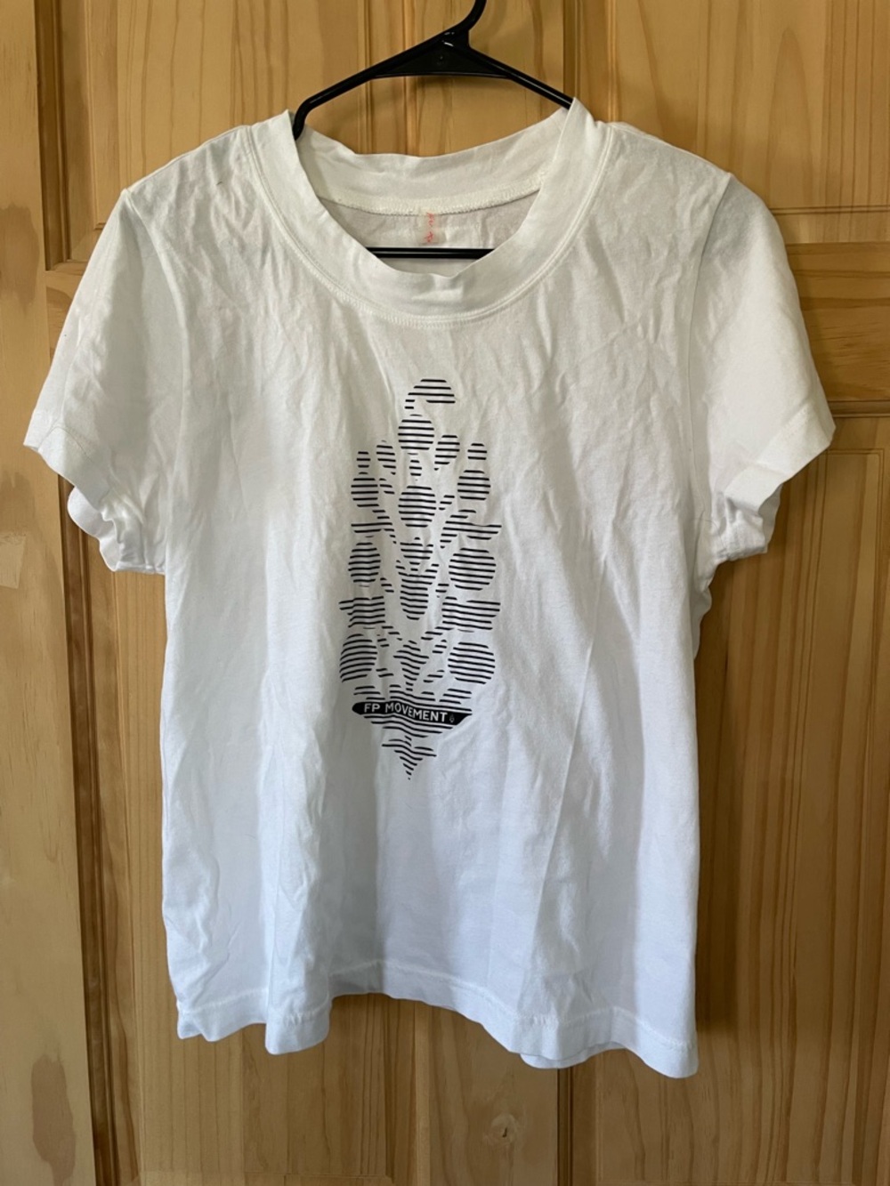 FP Movement by Free People Short Sleeve Graphic Tee - Sz M - White